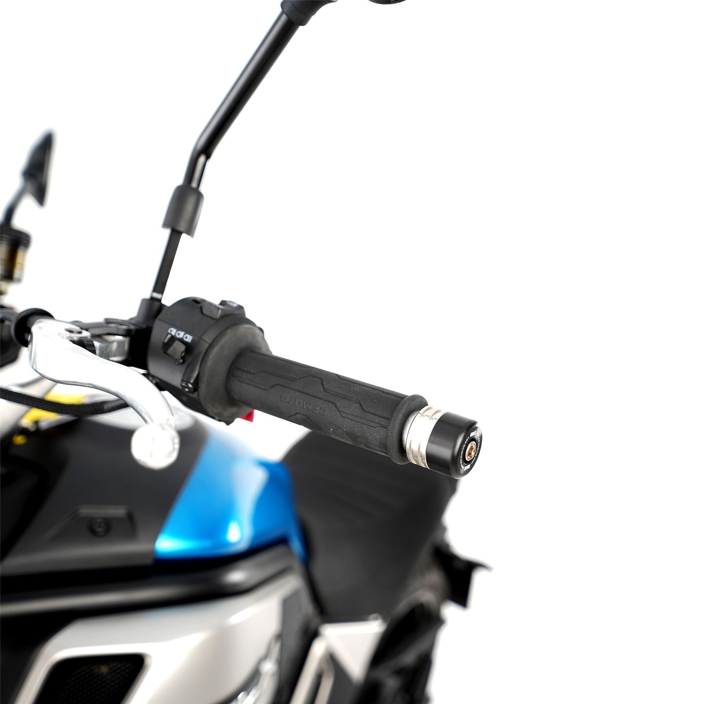 Bar End Sliders for the Ducati Panigale V4(S), Speciale '18-, V4R '20-, Monster 950 (+) '21-, Monster 937 (+) '21-, CFMoto 450SS/SR '23-, CFMoto 700CL-X Heritage '21-, CFMoto 650GT '19- / CFMoto 300NK '21- & Vmoto Stash '24-