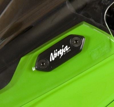 Mirror Blanking Plates for Kawasaki  Ninja 7 Hybrid/HEV '24-, Ninja 300/250 '13-, Ninja 400 '18-, Ninja 125 '19-, ZX6R 636 '13- '24, ZX-25R '20- & ZX-4R(R) (SE) ’23-'24