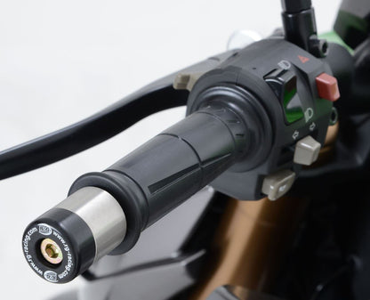 Bar End Sliders for Kawasaki Versys 1000 '12-'18 , Z1000, ZZR1400, GTR1400, Ninja 125 '19-, Ninja 1000SX '20- '24, Ninja 1100SX '25-, Eliminator 500 2024 & Royal Enfield Himalayan '17-