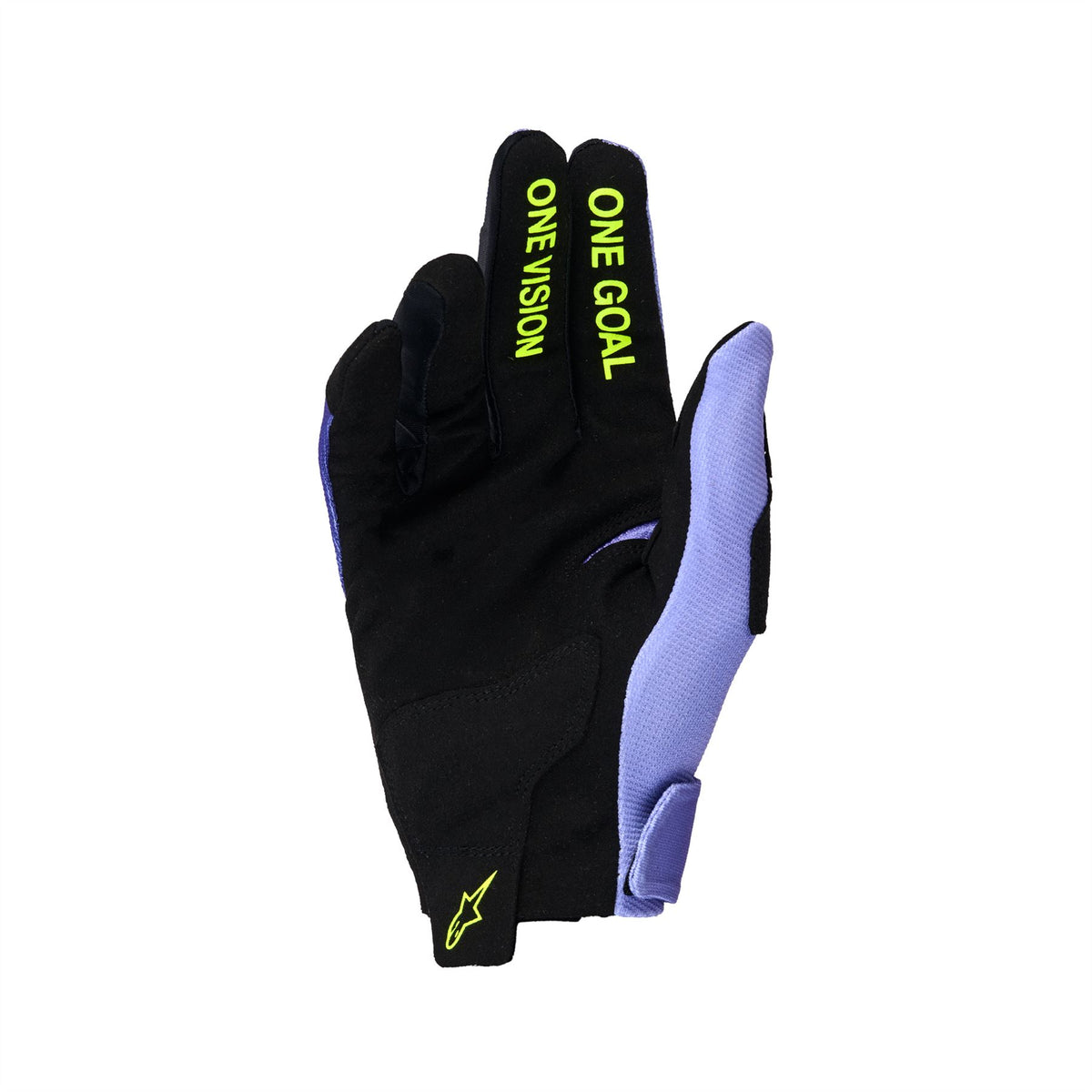Alpinestars Radar Gloves Purple Yellow Fluo - M