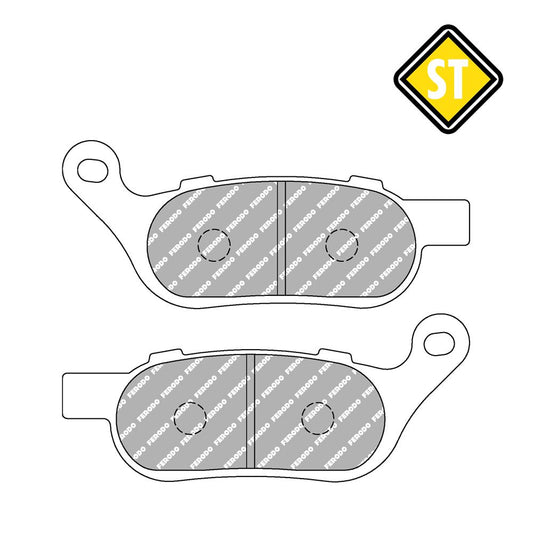 Ferodo FDB2251ST Sinter Grip Road Compound Pad - FA458