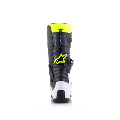 Alpinestars Tech 7S Youth - Black Enamel Blue Yellow Fluo - US 4 / EU 37