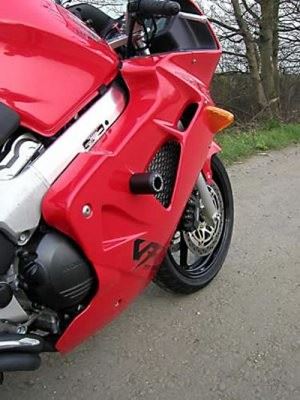Crash Protectors - Classic Style for Honda VFR800i  '98- '01 Colour: Black