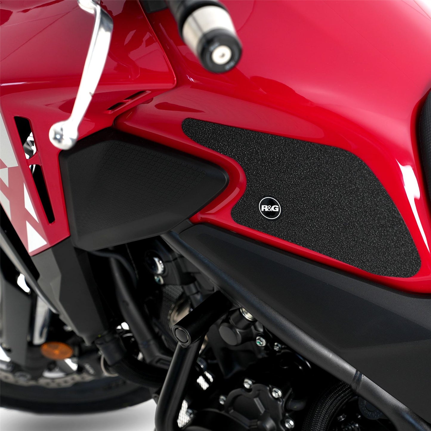 R&G Tank Traction Grips for Honda NX500 '24- Colour: Clear